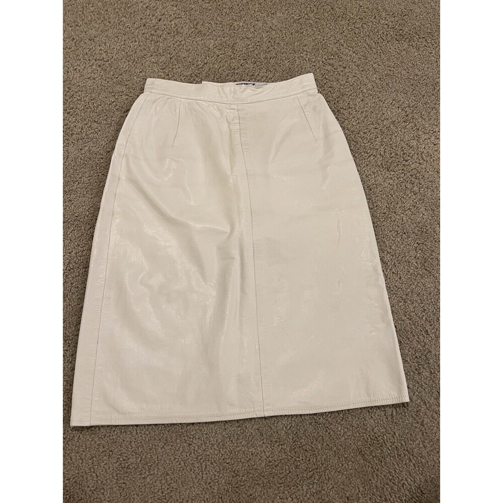 Leather Straight Pencil Skirt